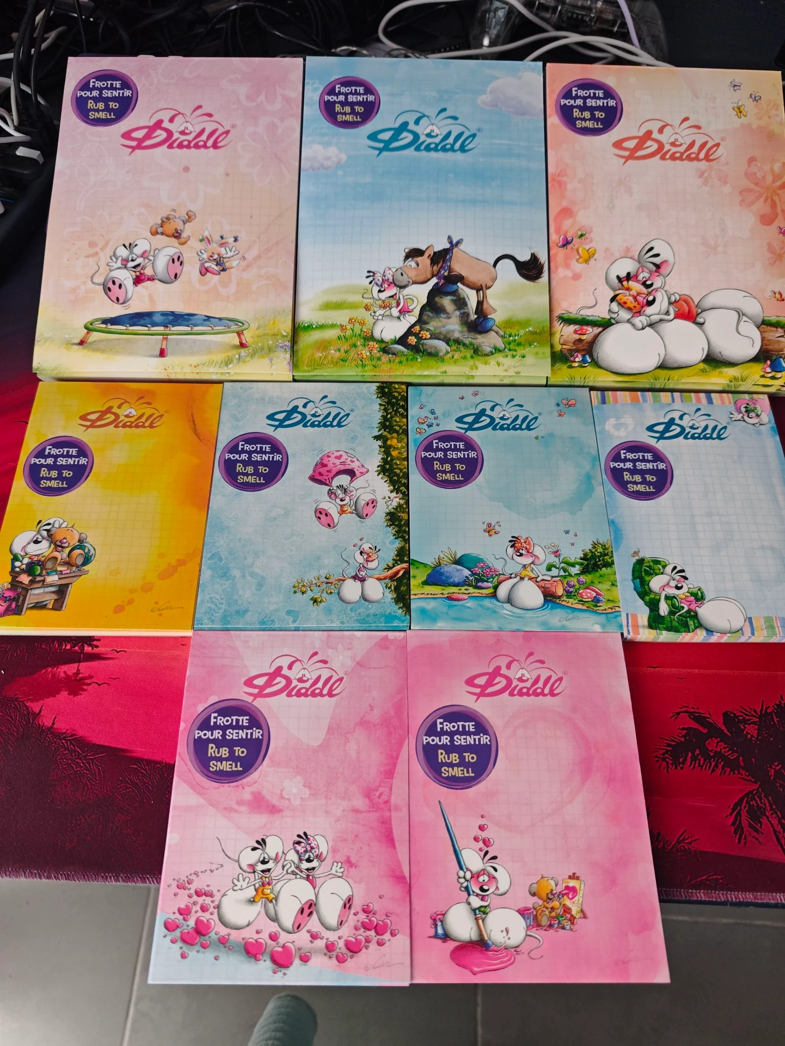 Lot feuilles collection complète Diddl MID 2026 France